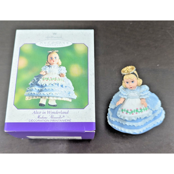 Hallmark Keepsake Alice in Wonderland Mop Top Billy Barbie Ornament Lot of 3 - Picture 4 of 14